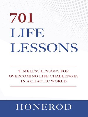 cover image of 701 LIFE LESSONS